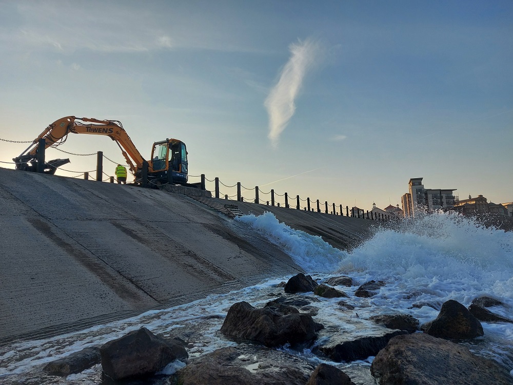 Towens taken part of the transformation of Marine Lake in Weston-super-Mare.