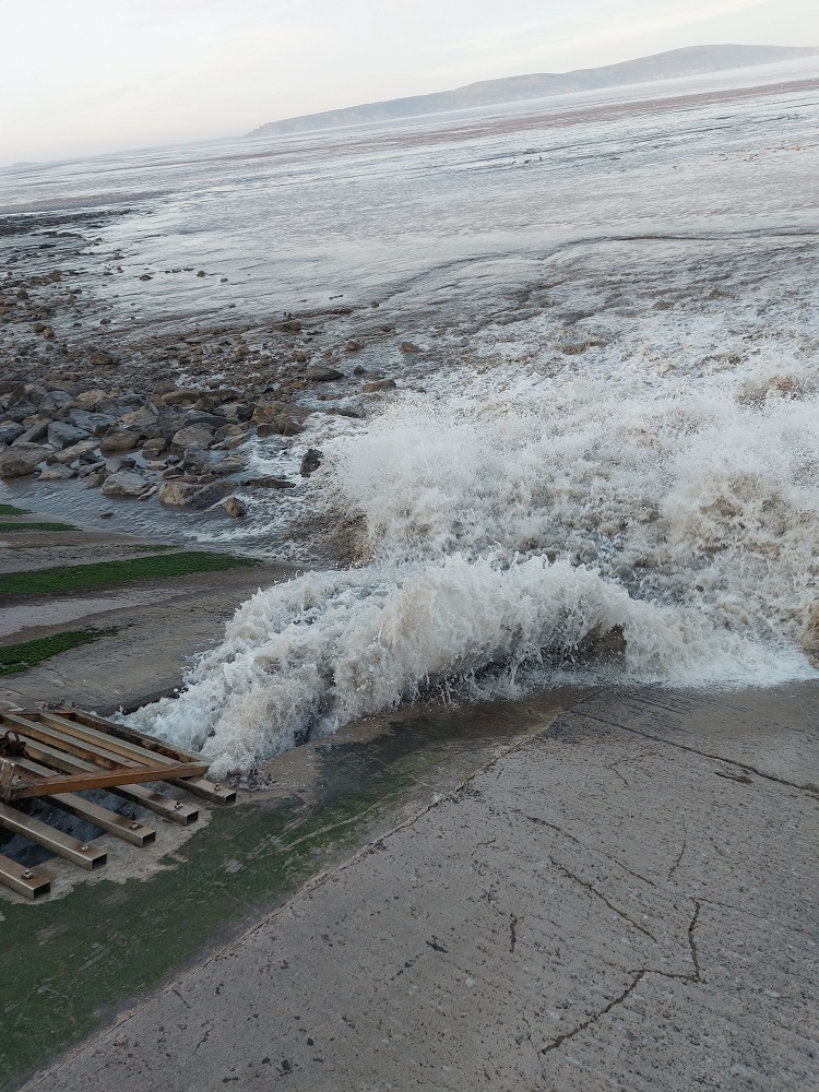 The Bristol Channel at Weston-super-Mare.