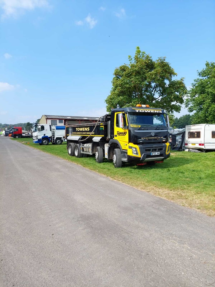 Our Shining Tipper Lorry on Display at Truckfest 2021.